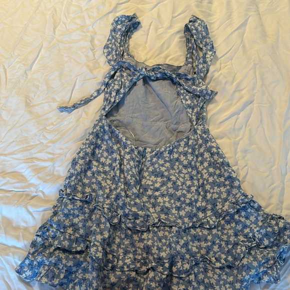 Blue Apron Dress - Picture 2 of 2